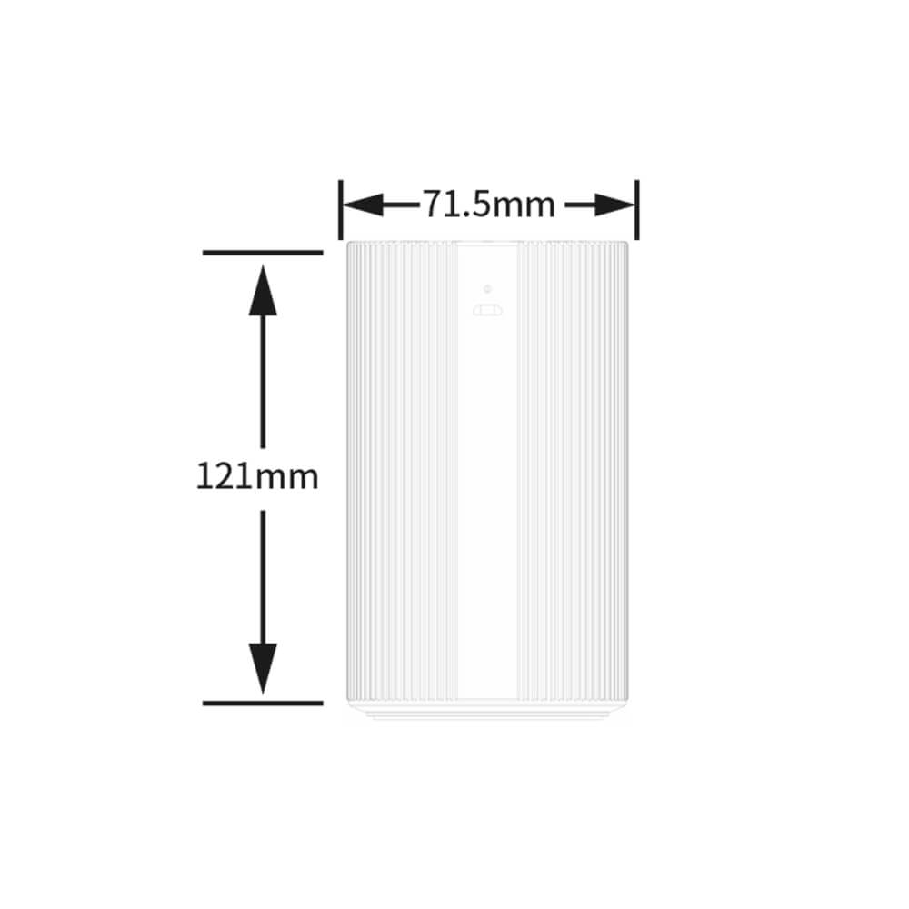 aroma nebulizer pg-nd-004a mechanical dimension