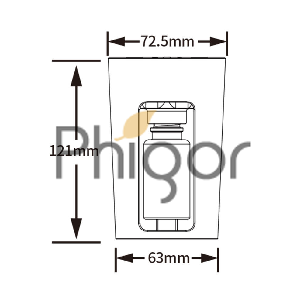 Nebulising Diffuser PG-ND-006P Mechanical Dimension